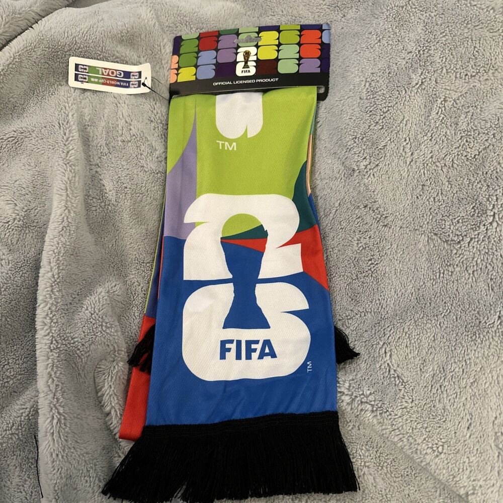 FIFA World Cup 2026 GOAL Scarf FIFA Official 2026 NEW WITH TAGS